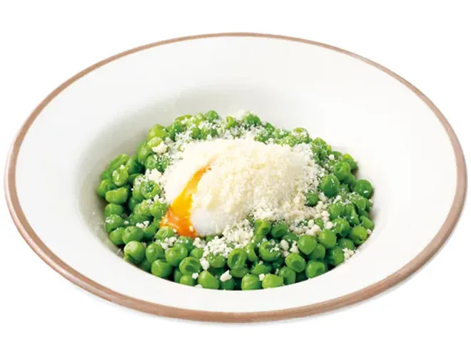 青豆の温サラダ