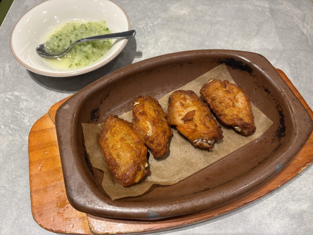 辛味チキンと野菜ソース