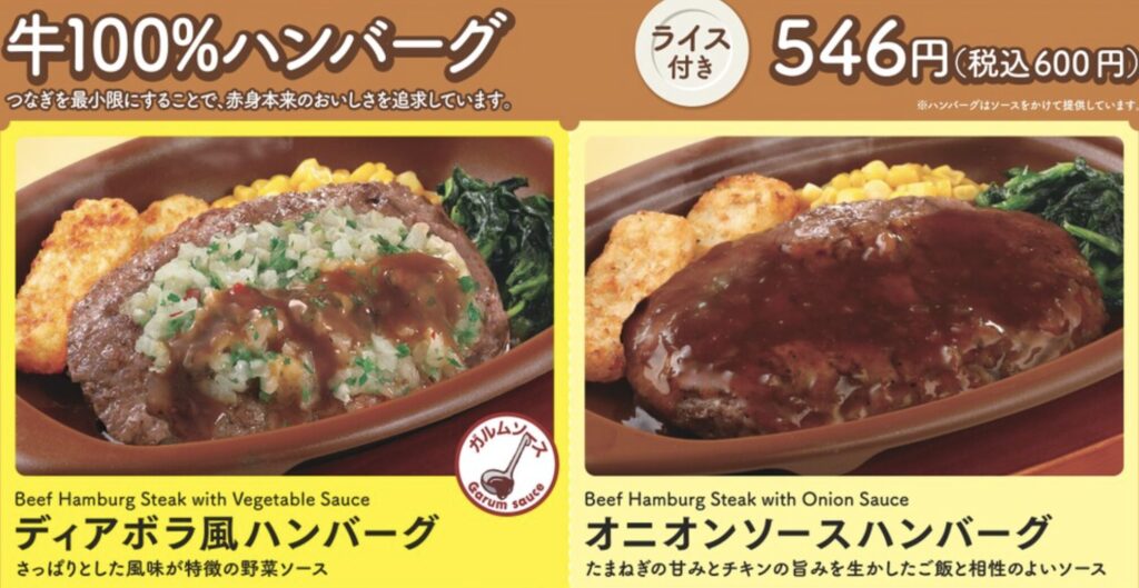 ランチハンバーグ