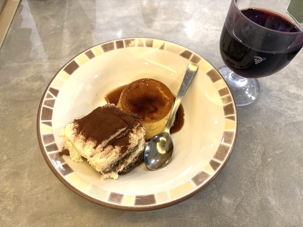 プリン×ワイン