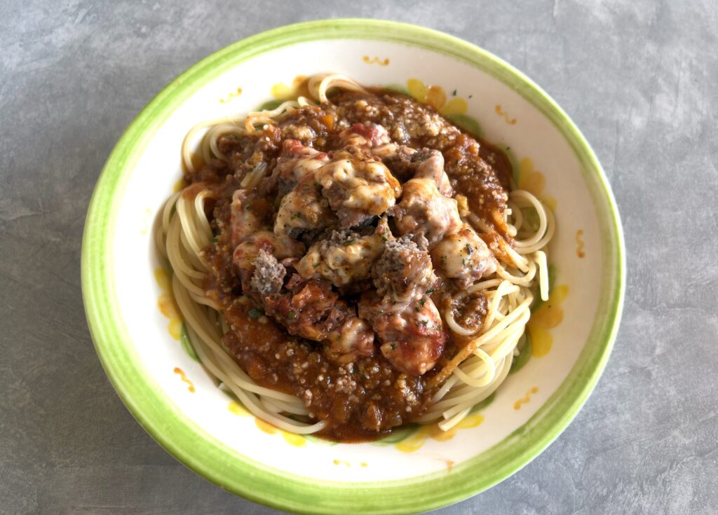 お肉ゴロゴロボロネーゼ