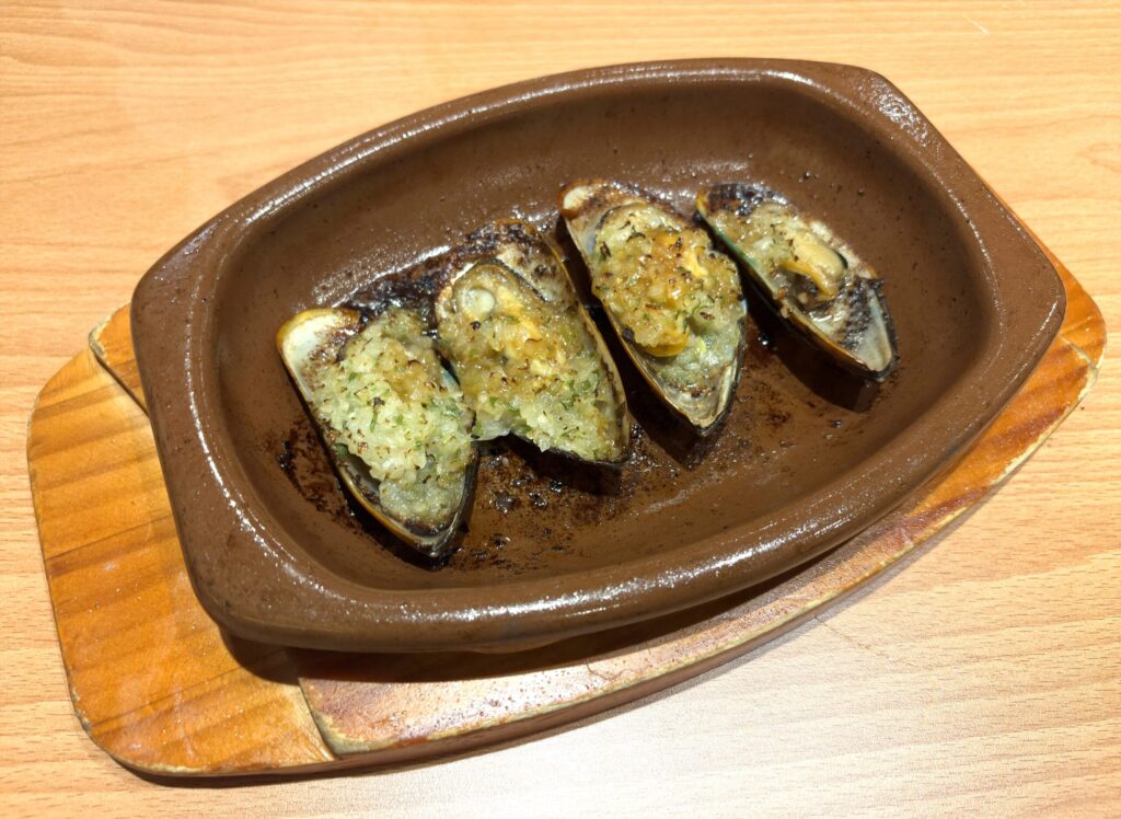 ムール貝のガーリック焼き