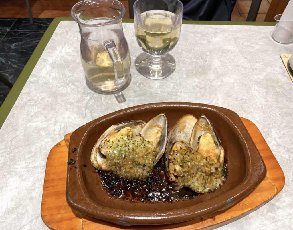 ムール貝と白ワイン